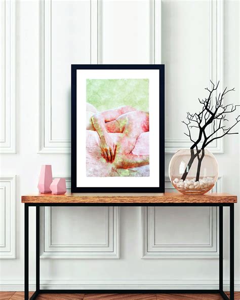 Gay Coulpe Embraced Male Erotic Art Nude Print Gay Artwork Gay Art