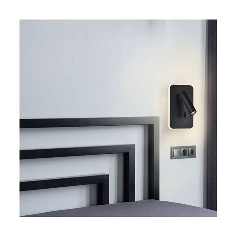 Irena Led Wall Light W W Black Cristalrecord Lighting