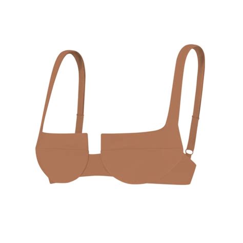 Tan Balconette Underwire Bikini Tops