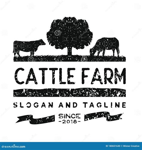 Vintage Cattle / Beef Logo Design Inspiration Vector Stock Vector ...