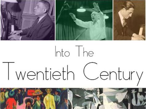 Music Twentieth Century Booklet Teaching Resources