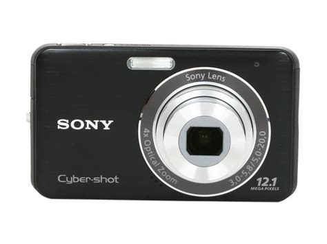 SONY Cyber-shot DSC-W310 Black 12.1 MP 28mm Wide Angle Digital Camera ...