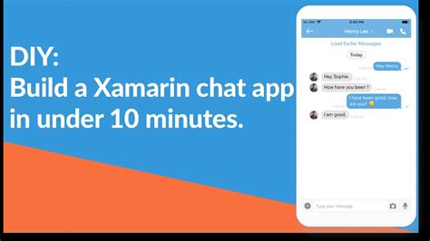 Xamarin Chat App Tutorial Build Xamarin Chat App From Scratch In 10