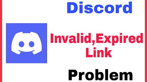 How To Fix Discord Invalid And Expired Link Problem Solve Youtube