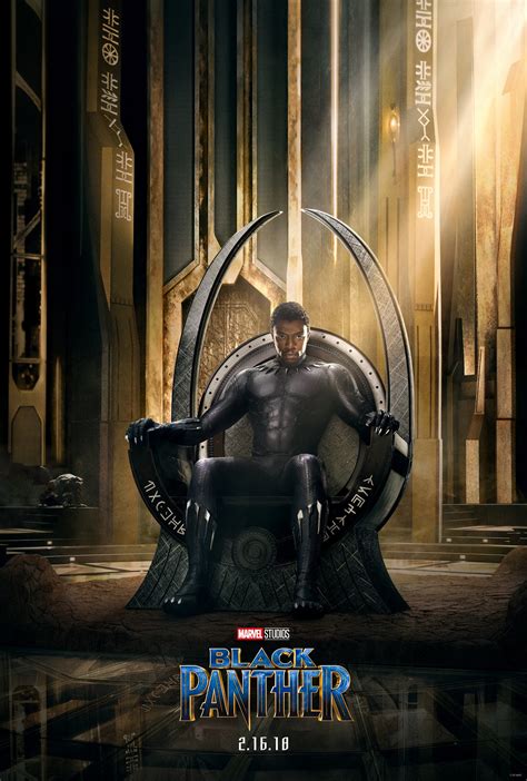 Black Panther Poster And Plot Synopsis Revealed Teaser Trailer Coming