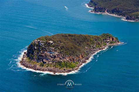 Aerial Stock Image Lion Island Broken Bay