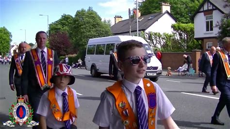 County Grand Orange Lodge Of County Down GOLI NI Centenary Parade 28