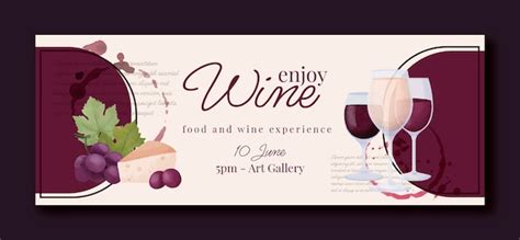 Free Vector Flat Design Wine Party Instagram Stories