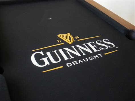 Guinness Custom Design Pool Table Cloth - IQ