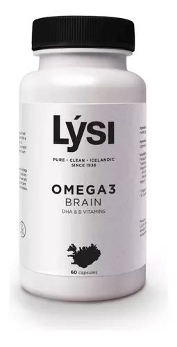 Lysi Brain Omega 3 Dha E Vitaminas 60 Comprimidos Sabor Sem Sabor