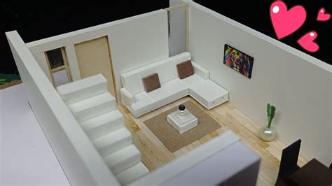 Ideas De Sala Para Maquetas Inmuebles Miniatura Youtube