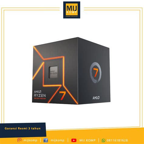 CPU AMD Ryzen 7 7700 Box - MIJ KOMP