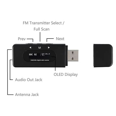 Auto Dab Digitale Radio Ontvanger Usb Fm Zender O Grandado