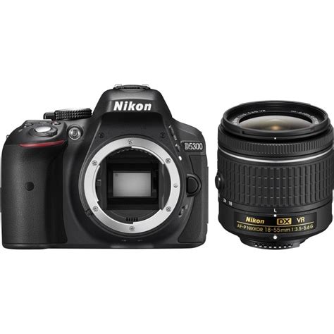 Nikon D5300 18 55mm AF P VR Kit Black DSLRs Photopoint