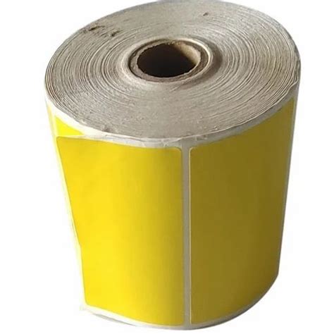 Pp Yellow Colour Plain Chromo Labels At Rs Roll In Aurangabad Id