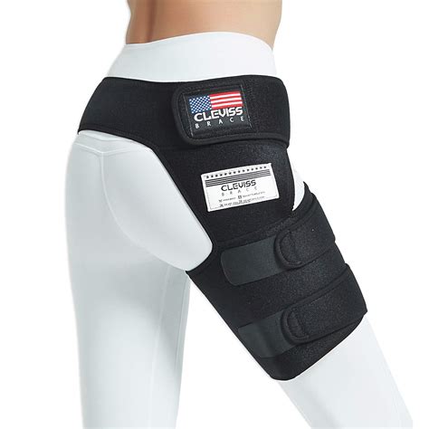 Buy Cleviss Brace Groin Support Wrap Hip Brace For Pulled Quadriceps