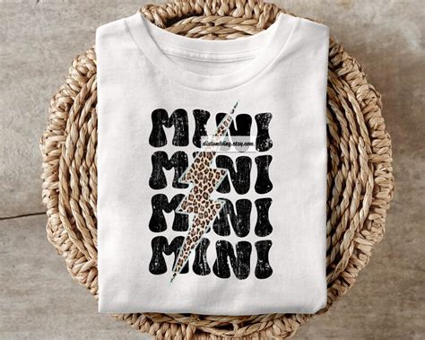 Mini Lightning Bolt Leopard Cheetah Print Sublimation Designs Etsy