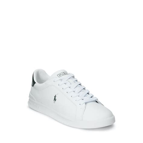 Buy Polo Ralph Lauren Men White Heritage Court II Leather Sneaker