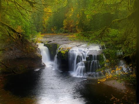 Cascading Waterfall