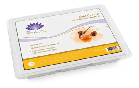 Cera Depilatória Elástica Natural Mel Profissional 1 Kg MercadoLivre