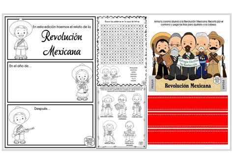 Excelente Material Para Trabajar El Tema De La Revolución Mexicana Didáctica Educativa