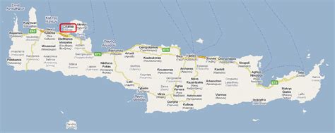 Map Of Crete Showing Airports - How To Draw A Map