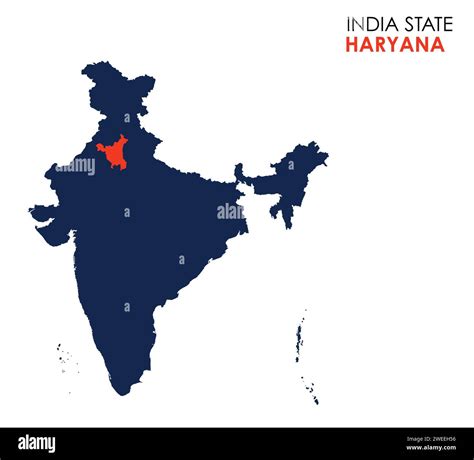 Mapa De Haryana De Los Estados Indios Fotografías E Imágenes De Alta