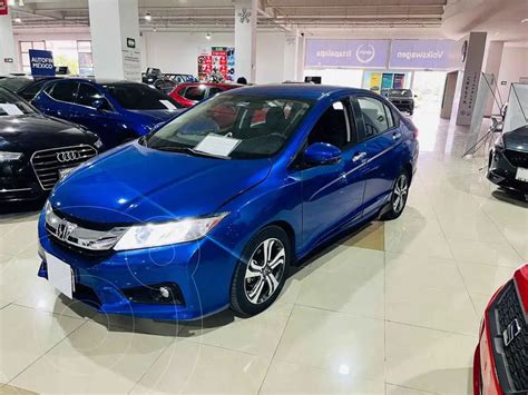 Honda City EX 1 5L Aut Usado 2017 Color Azul Precio 245 000