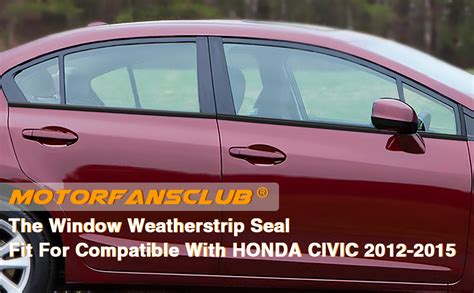 Amazon Motorfansclub Pcs Weatherstrip Window Sealing Fit For