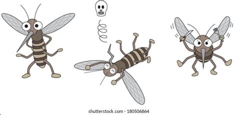 Dead Mosquito Cartoon Images Stock Photos And Vectors Shutterstock