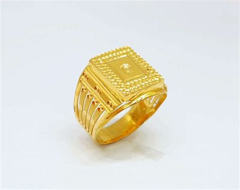 18kt Gold Ring Fabulous Design For Mens Welcome To Rani Alankar