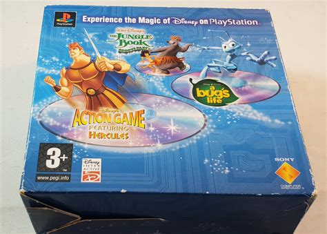 Experience The Magic Of Disney Sony Playstation 1 Ps1 3 Game Bundle