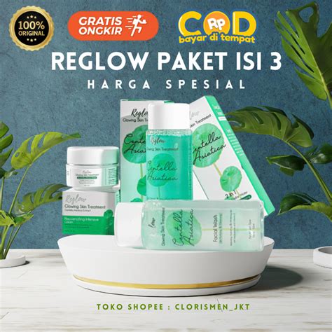 Jual Reglow Glowing Skin Treatment Original Skincare BPOM Paket