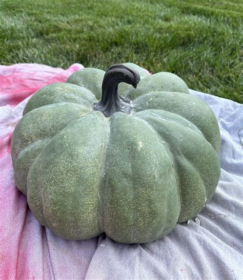 how to spray paint artificial pumpkins - Re-Fabbed