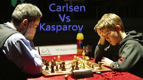 Magnus Carlsen Vs Gary Kasparov Reykjavic Rapid Youtube