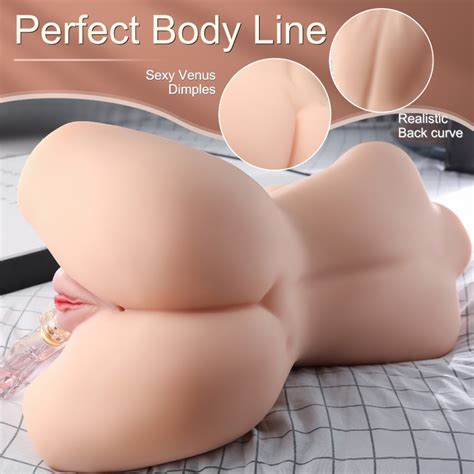 Delia Ultra Gerçekçi Full Silikon Anal ve Vajinal Yarım Vücut Mastürbatör Alboni Shop