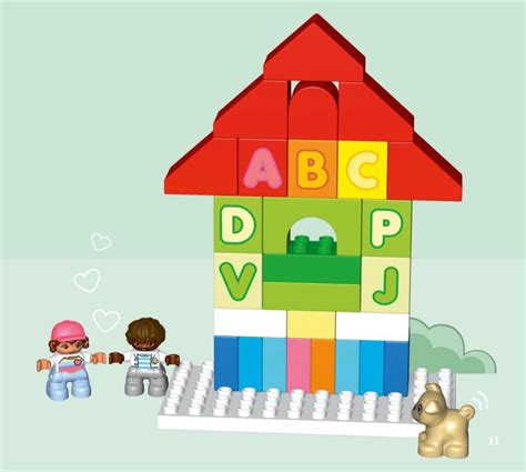 Lego Alphabet Town Instructions Duplo None