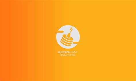 Vector De Logotipo De Electricidad De Alto Voltaje Vector Premium