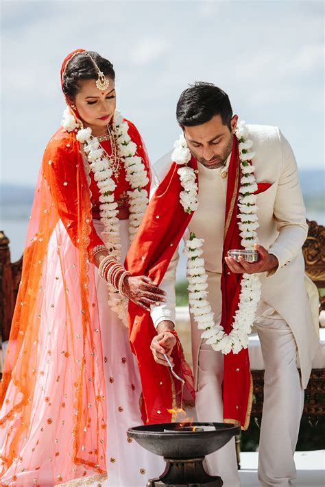 Traditional Indian Wedding Bride And Groom