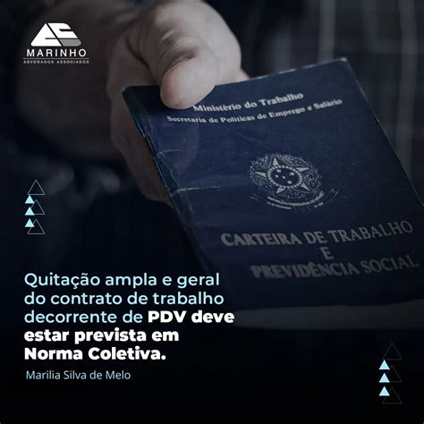 Quita O Ampla E Geral Do Contrato De Trabalho Decorrente De Pdv Deve