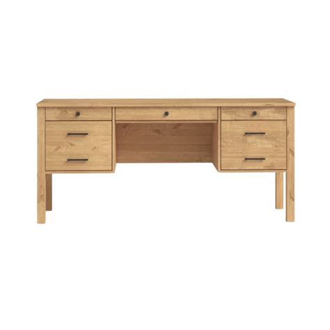 Sophia Solid Wood Executive Desk Dwelling Envy Interiors