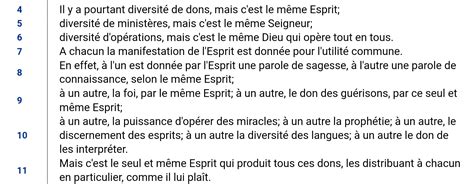 La Vraie Foi on Twitter 1er épître aux Corinthians 12 4 11 Regardons