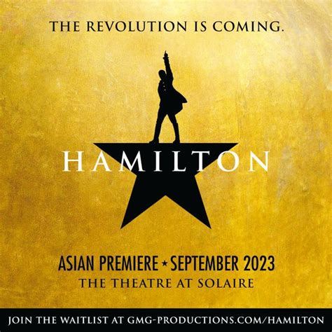 Hamilton In Manila Orchestra Tickets Pcs B Reserve Tickets