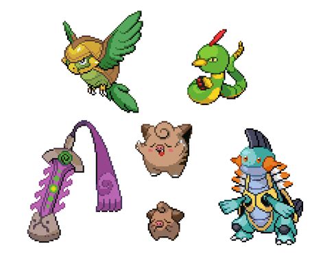 Pokemon Fusion Sprites 9 By Mistermonstermaker On Deviantart