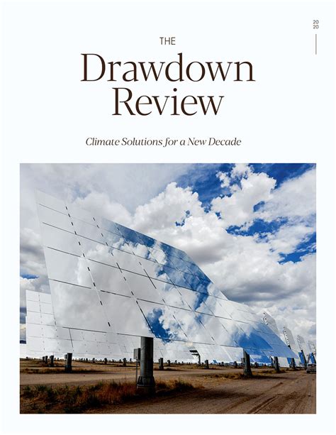 The Drawdown Review Project Drawdown