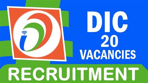 Dic Recruitment Notification Out For Vacancies Check Post