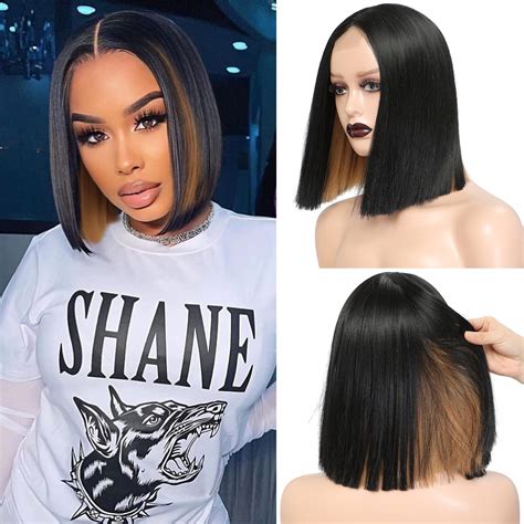 Black And Blonde Peek A Boo Highlights