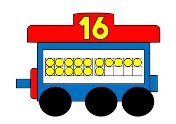 Ten Frame Number Train 1 To 20 By Kiwiland Teachers Pay Teachers