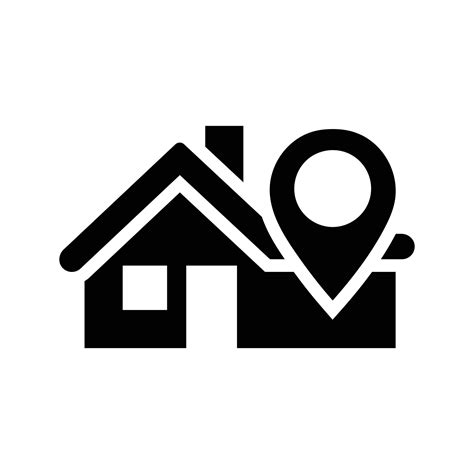 Home Address Icon Vector Art At Vecteezy