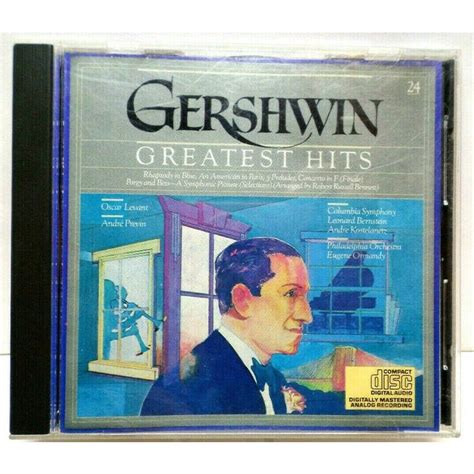 G Gershwin Greatest Hits By Gershwin Previn Bernstein Levant 1990